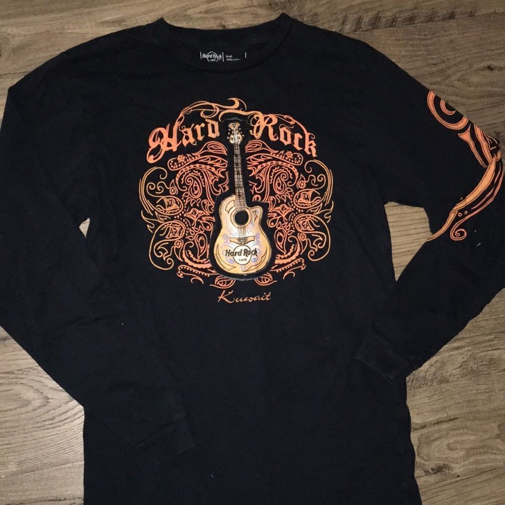 HRC Hard Rock Cafe Kuwait ls t shirt